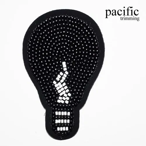 3 1/8" Beaded Bulb Patch Sew On : PA190102