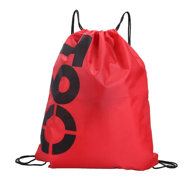 34*42cm Double Layer Drawstring Waterproof Backpacks Colorful Shoulder Bag Swimming Bags for Outdoor Sports EA14