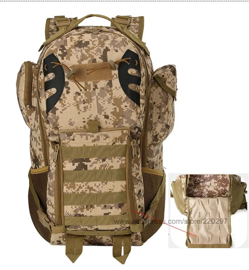 35L Modern Military MOLLE Tactical Army Backpack