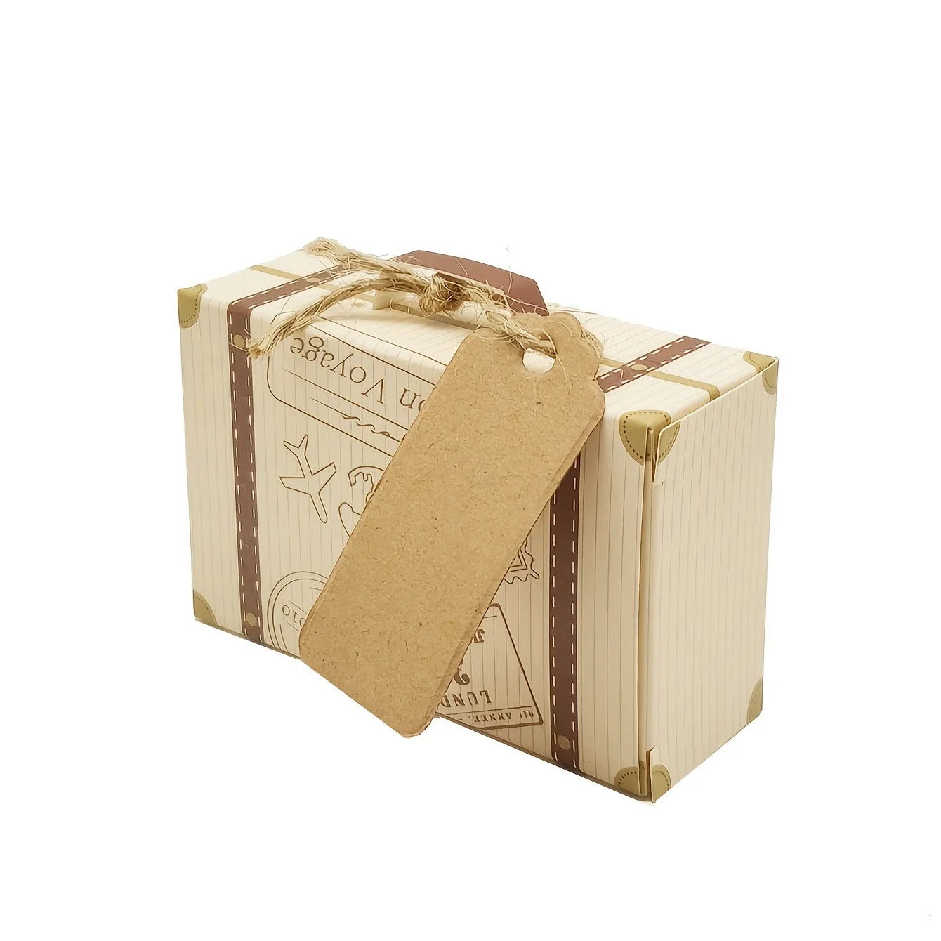 5pcs Mini Suitcase Gift Box Ideal for Holiday  Wedding Gifts