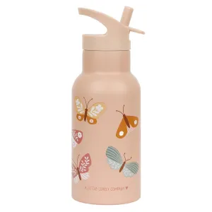 A Little Lovely Company Stainless Steel Drink Bottle: Butterfliles