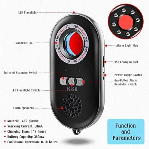 Anti-Spy Hidden Camera Detector