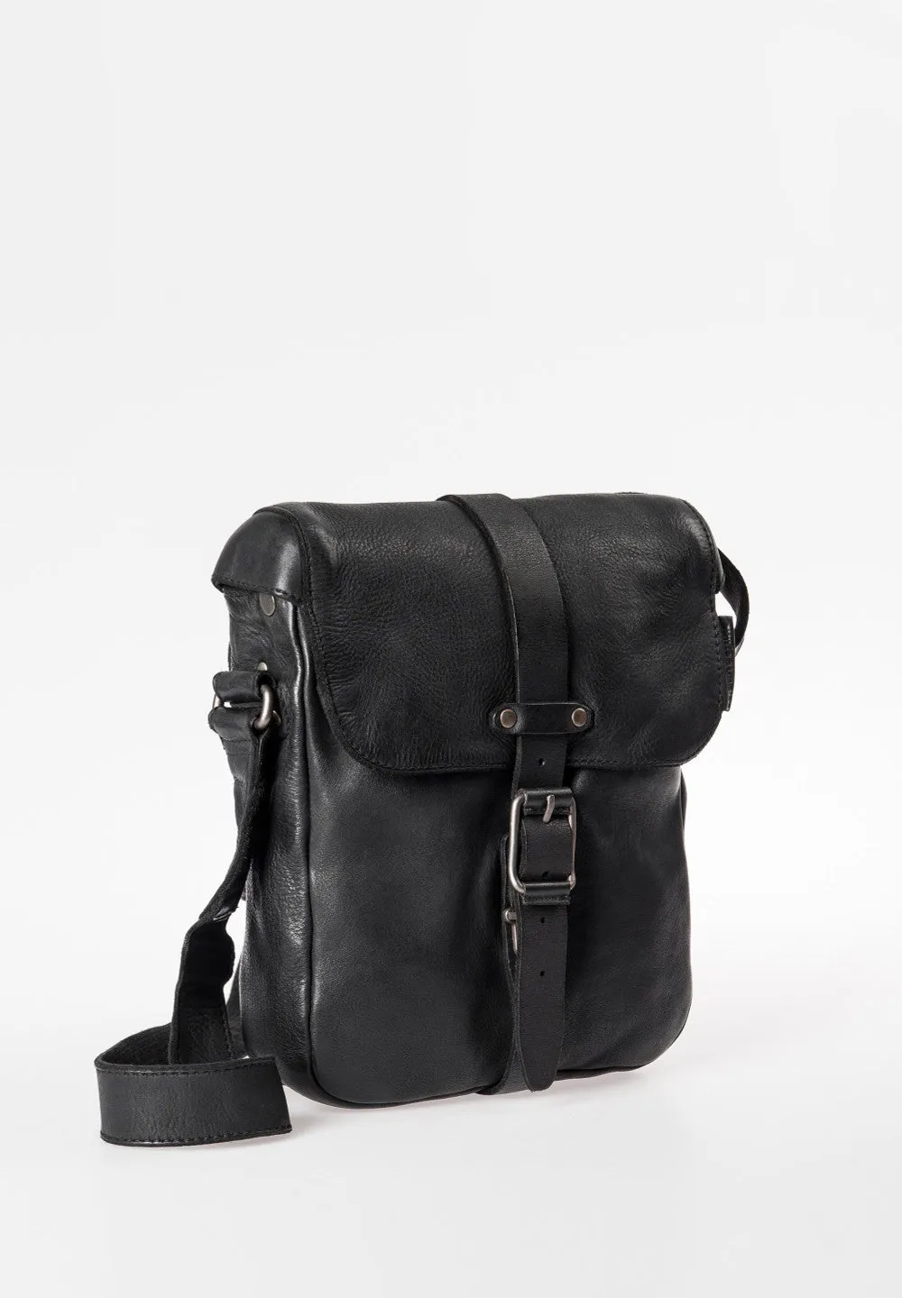 Aunts & Uncles Bags Goatee Crossover Bag Charcoal Black