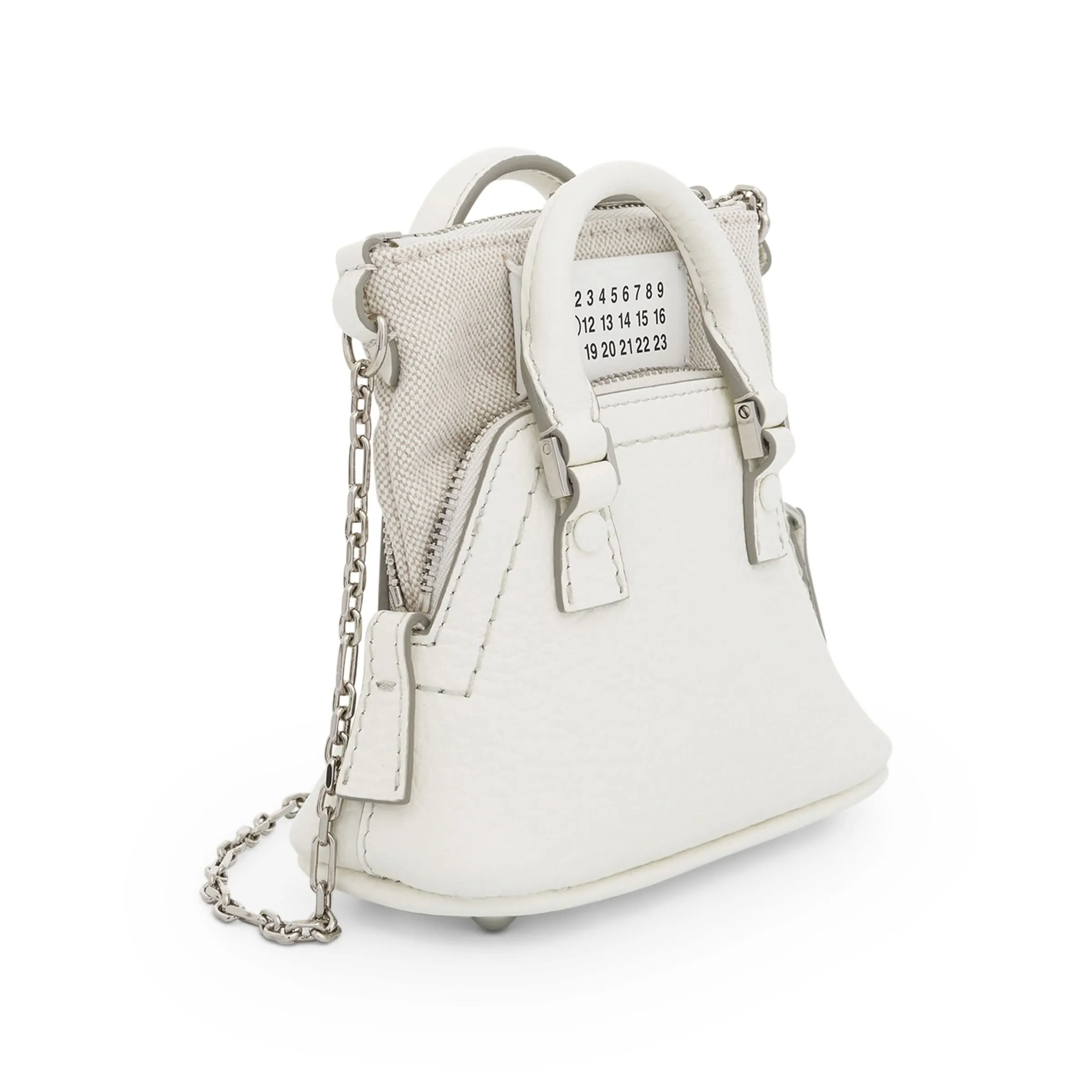 Baby 5AC Leather Bag in White