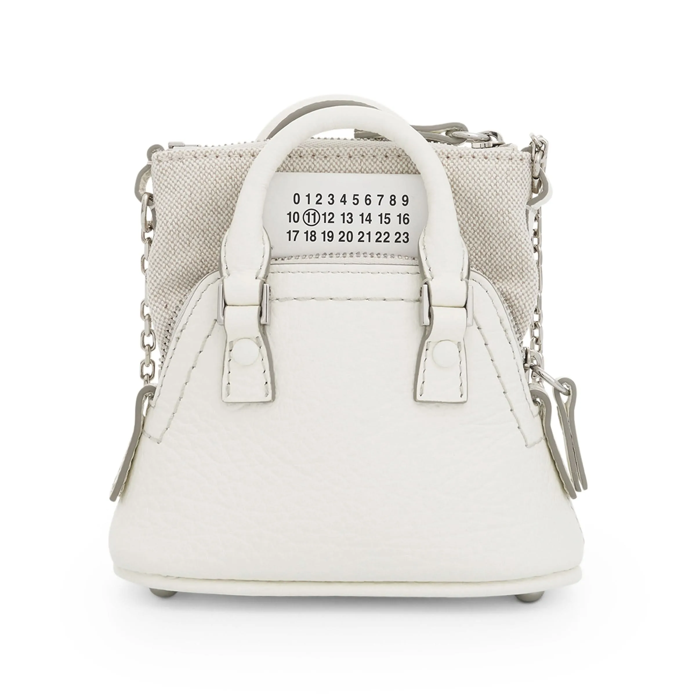 Baby 5AC Leather Bag in White