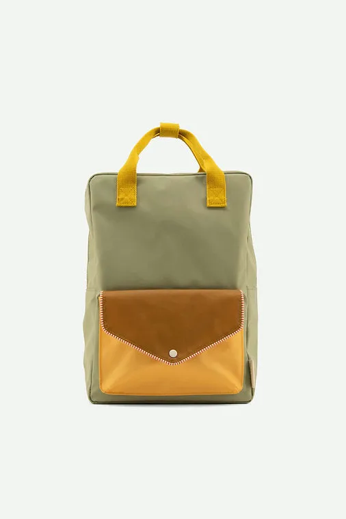 Backpack - Envelope - Map Green