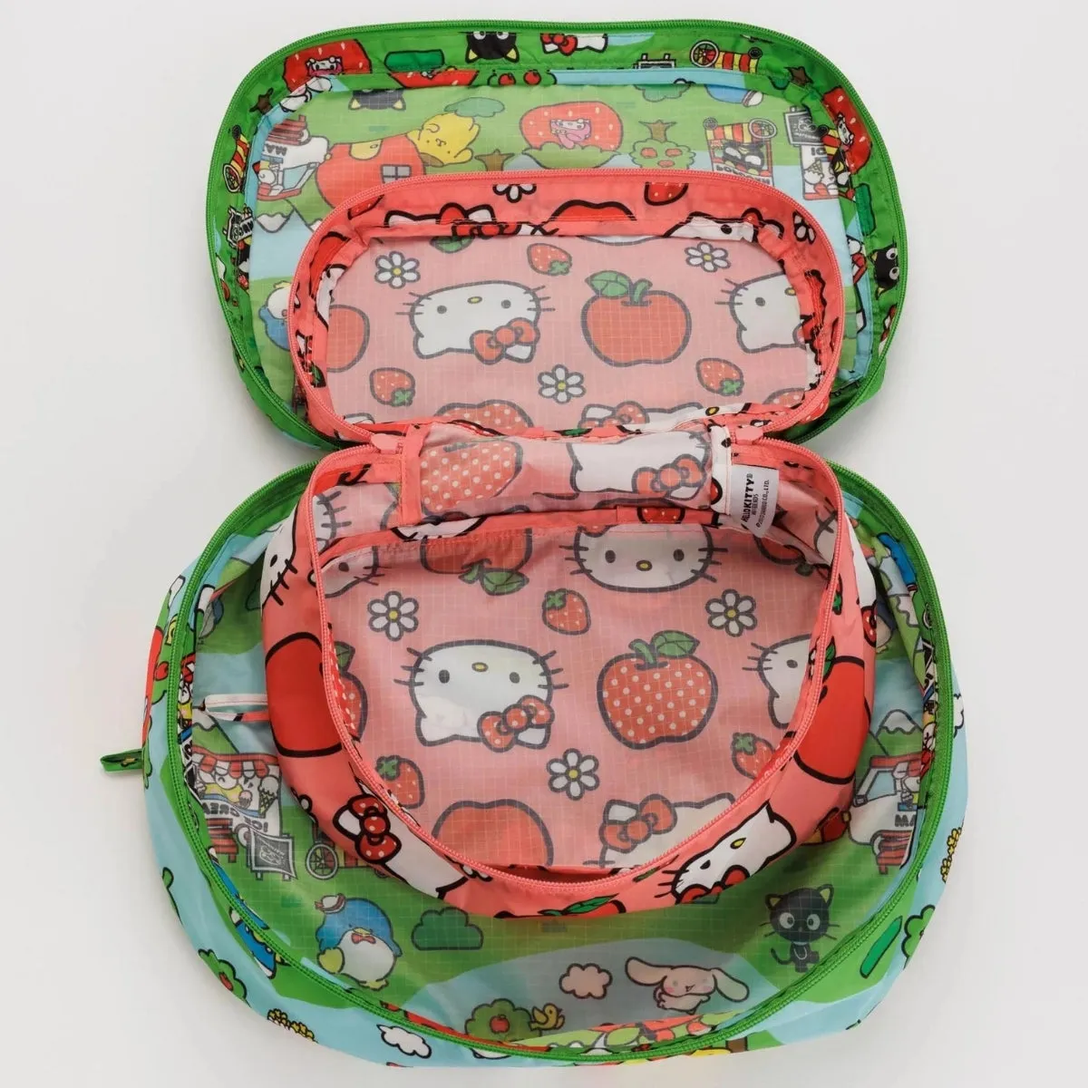 Baggu Packing Cube Set in Hello Kitty and Friends