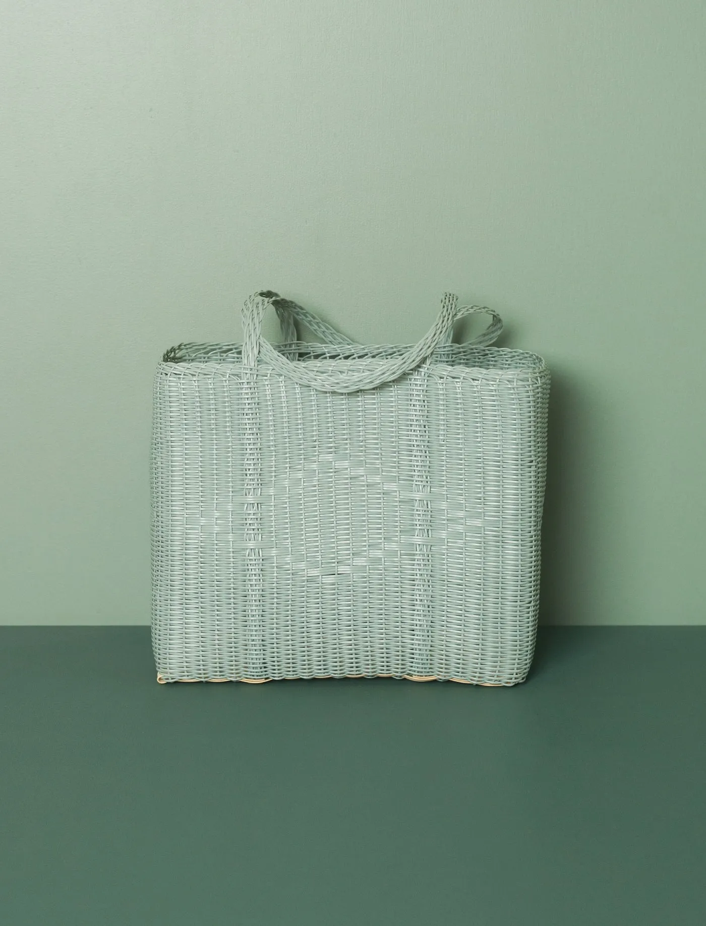 Basket Weave Tote // Eucalyptus