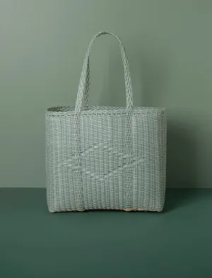 Basket Weave Tote // Eucalyptus