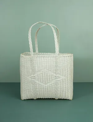 Basket Weave Tote // Palm