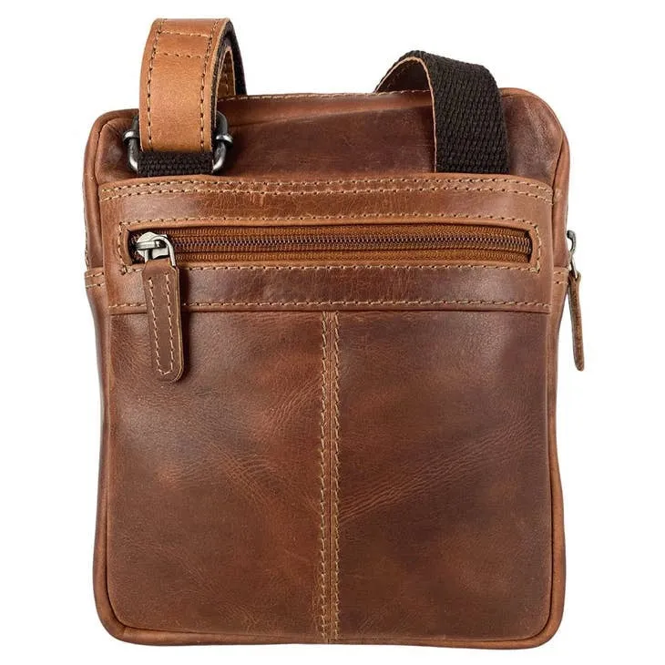 Benjamin Men's Leather Shoulder Crossbody Bag