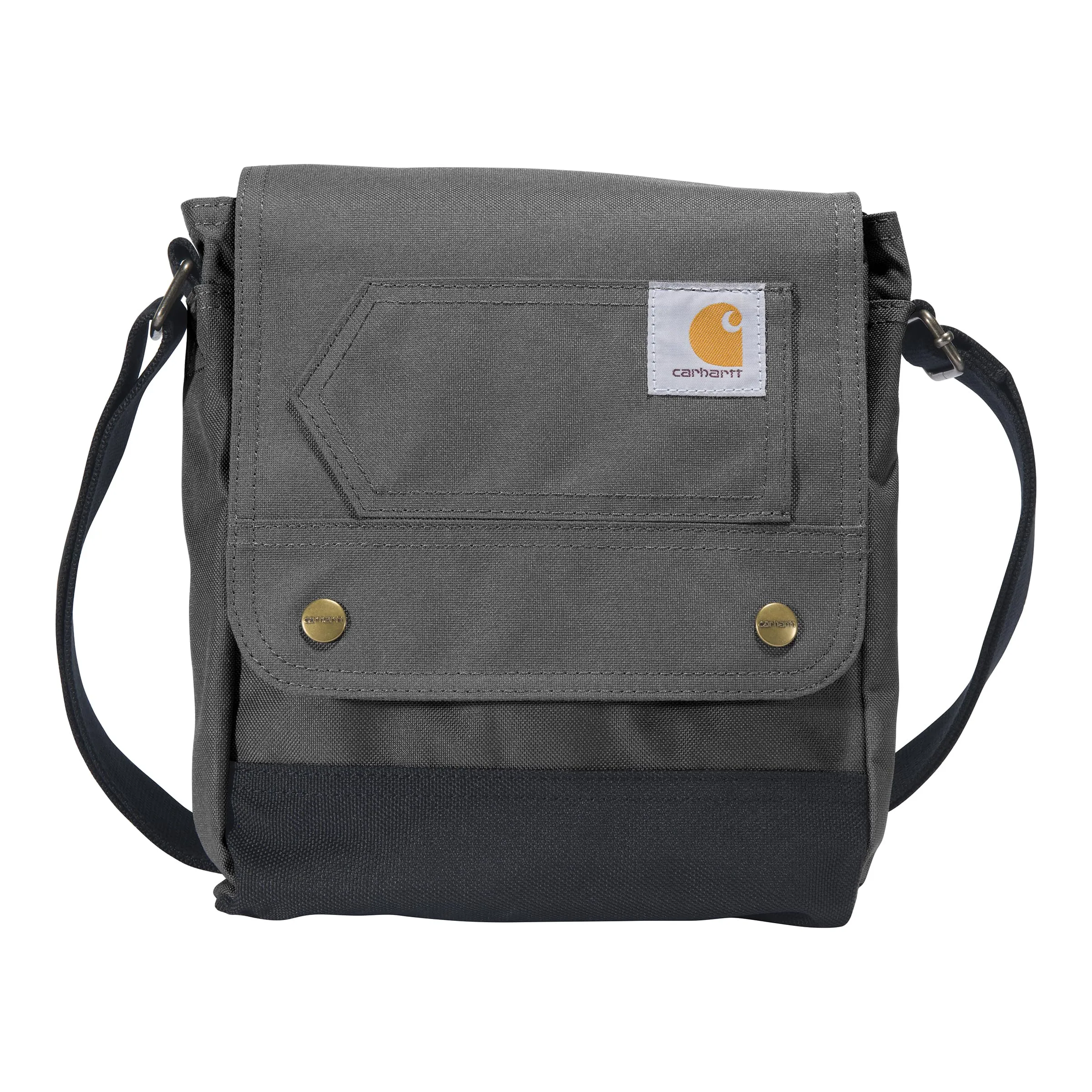 Carhartt B0000513 Durable, Adjustable Crossbody Bag With Flap Over Snap Closure