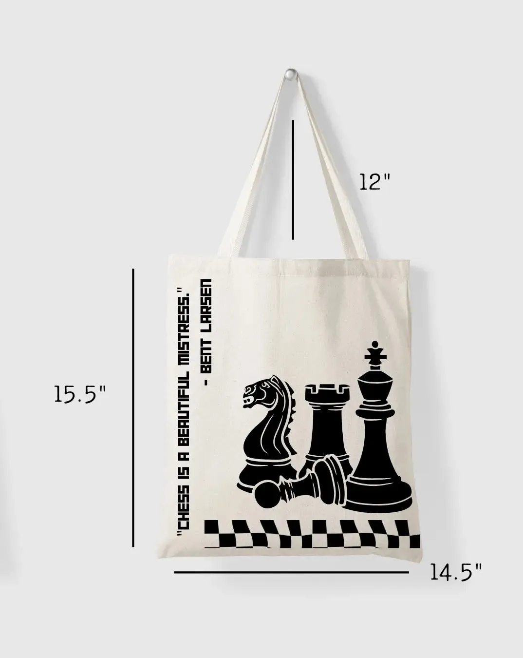 Chess Daily Thaila -  Canvas Reusable Bags