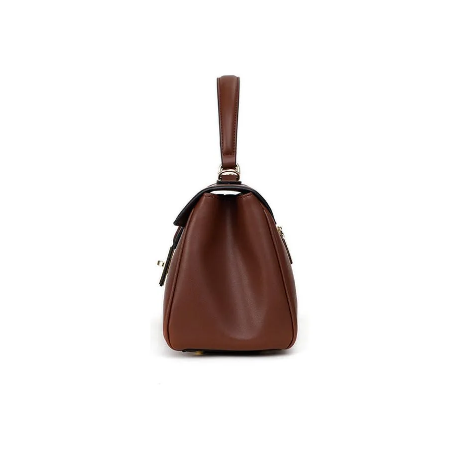 Chic Cowhide Leather Luxury Tote Shoulderbag