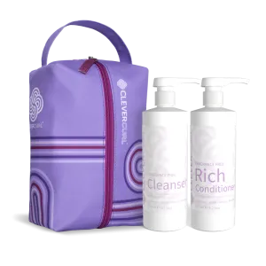 Clever Curl Fragrance Free Wash Day Rich Duo Christmas Pack