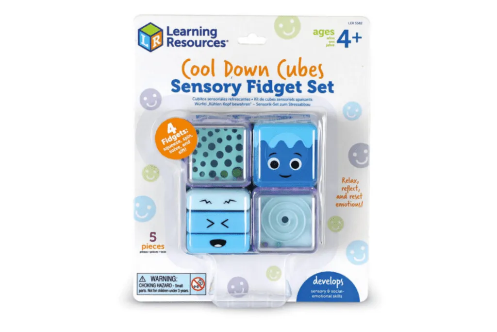 Cool Down Cubes Sensory Fidget Set