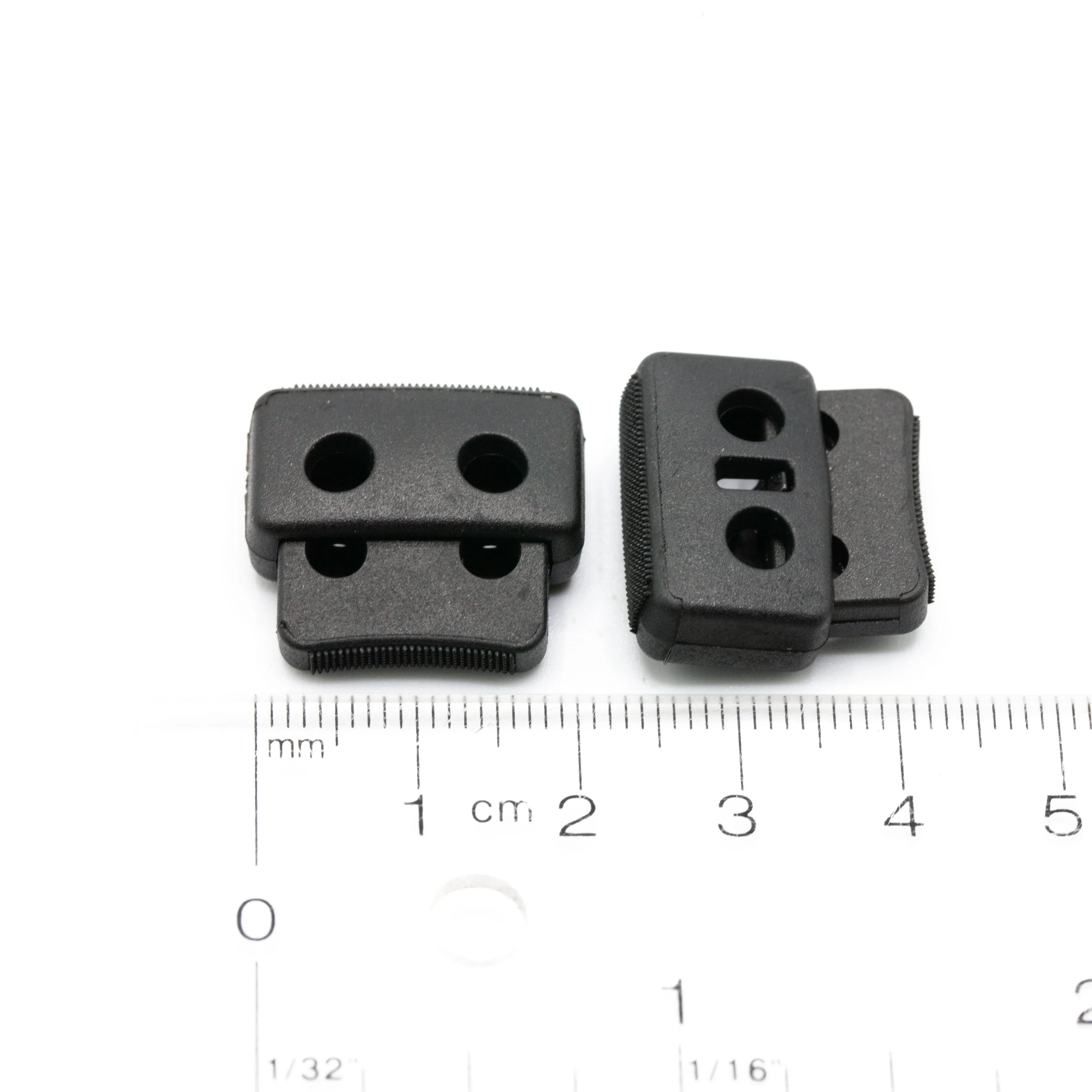 Cord Stoppers - Flat - Black