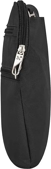 Crossbody bag Travelon Anti-theft Classic Slim Dbl Zip, black