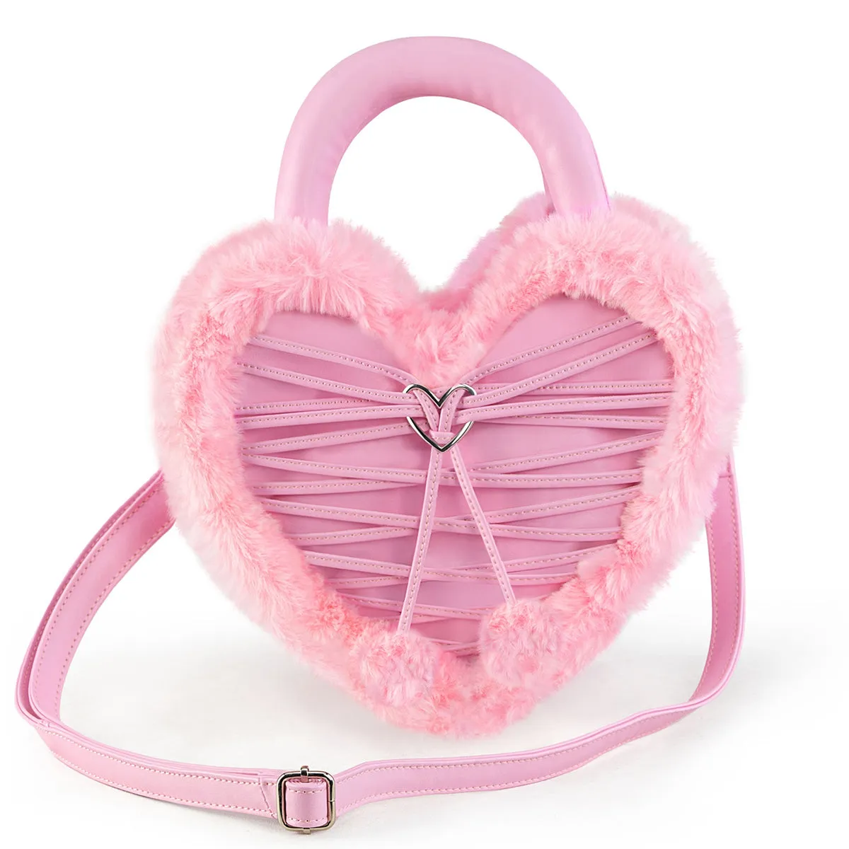 DemoniaCult HB 631 - Heart Shaped Purse