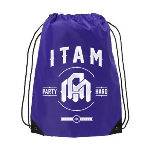 Drawstring Bag, Purple