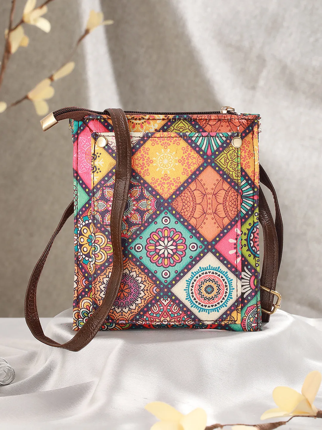 Ethnic Motifs Printed Sling Bag