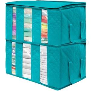 Foldable Storage Bag Organizers (2 Pack)