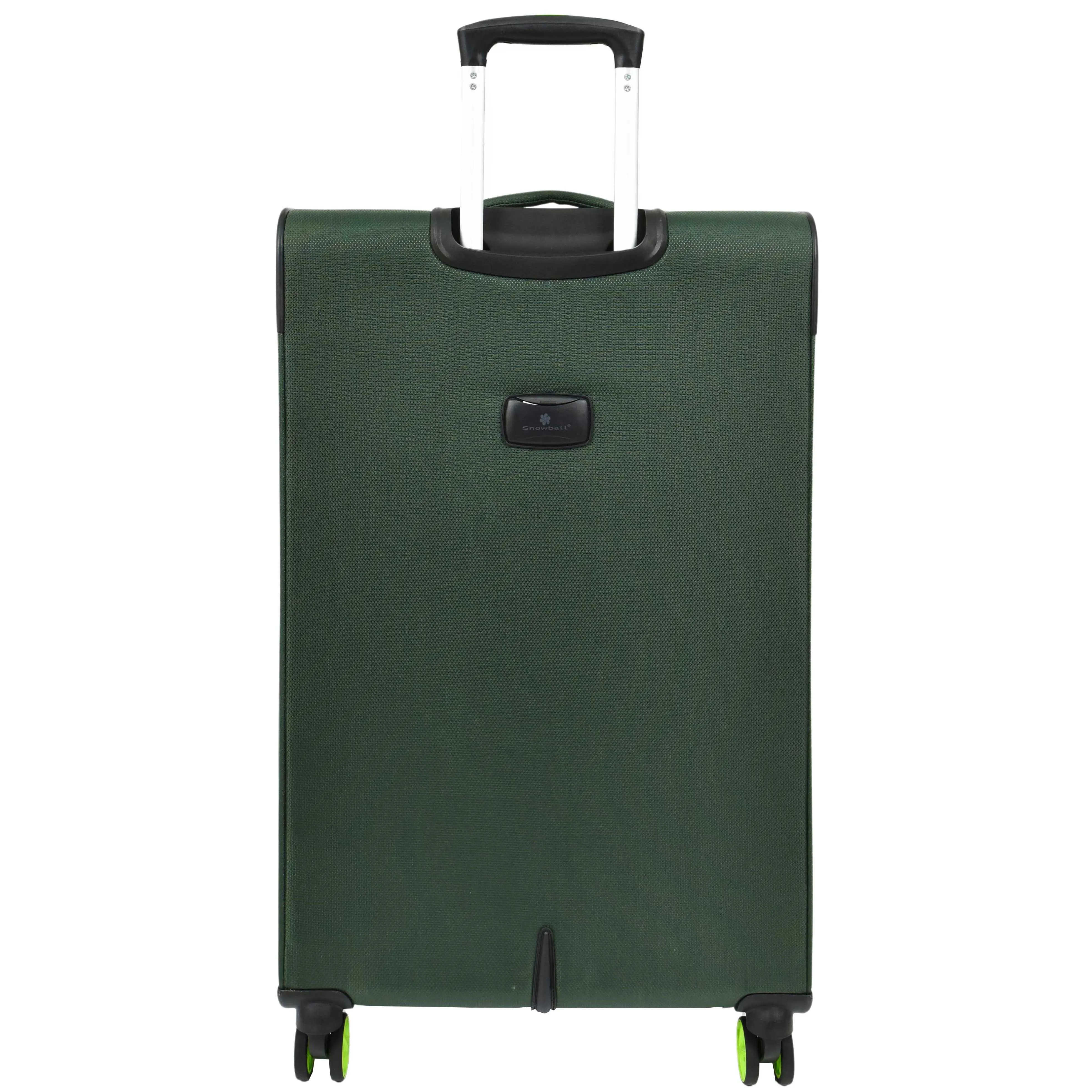 Four Wheel Suitcase Lightweight Expandable Quito Green