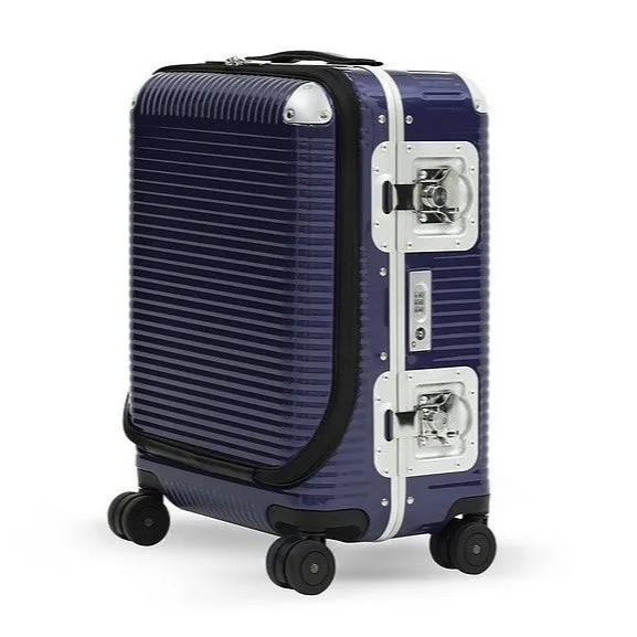 FPM Milano Spinner Luggage - Bank Light Cabin Spinner 53 Front Pocket