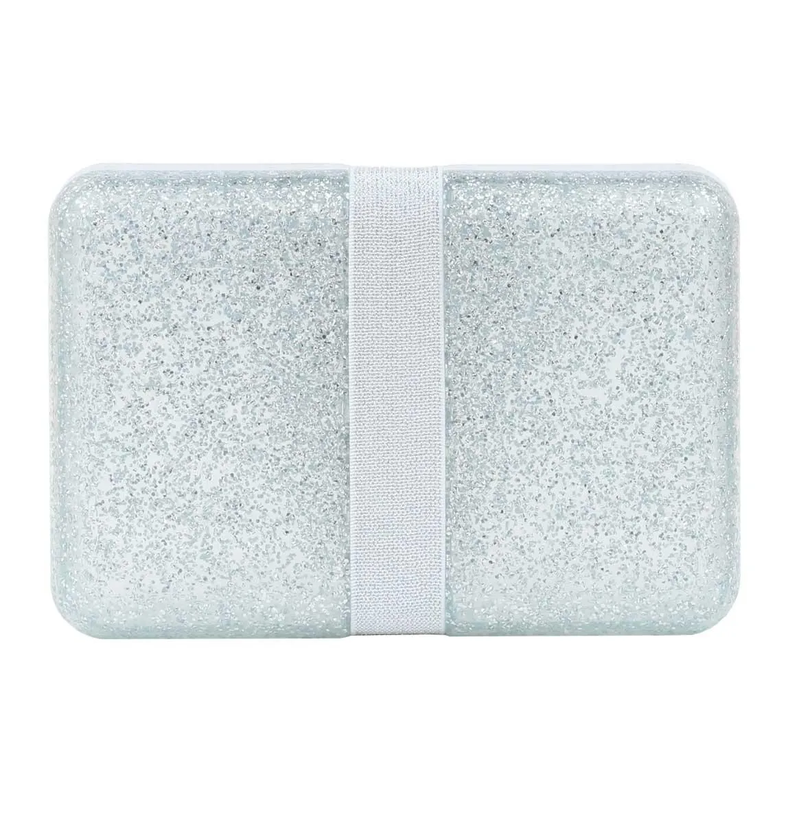 Glitter Lunch Box Silver