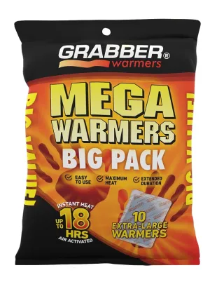 Grabber Warmers MWES10 Mega Warmer :PK 10: QUANTITY: 1