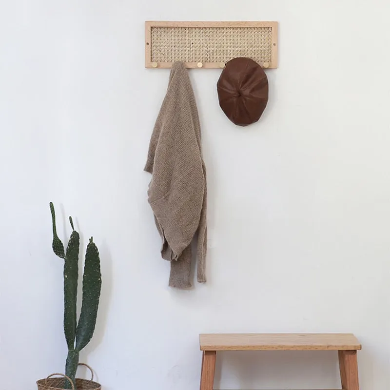 Hand Made Rattan Wall Storage