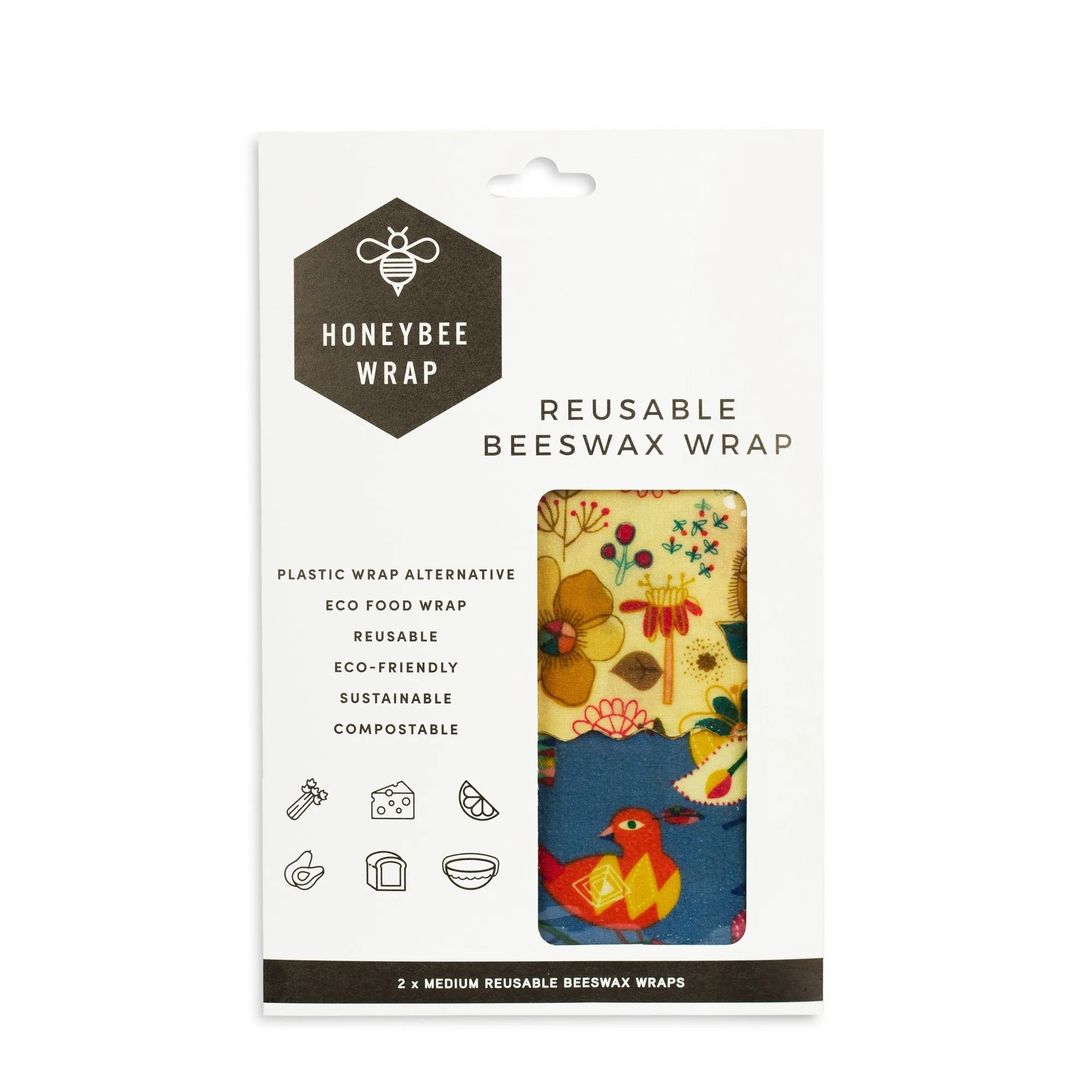 Honeybee Wraps Reusable Twin Packs