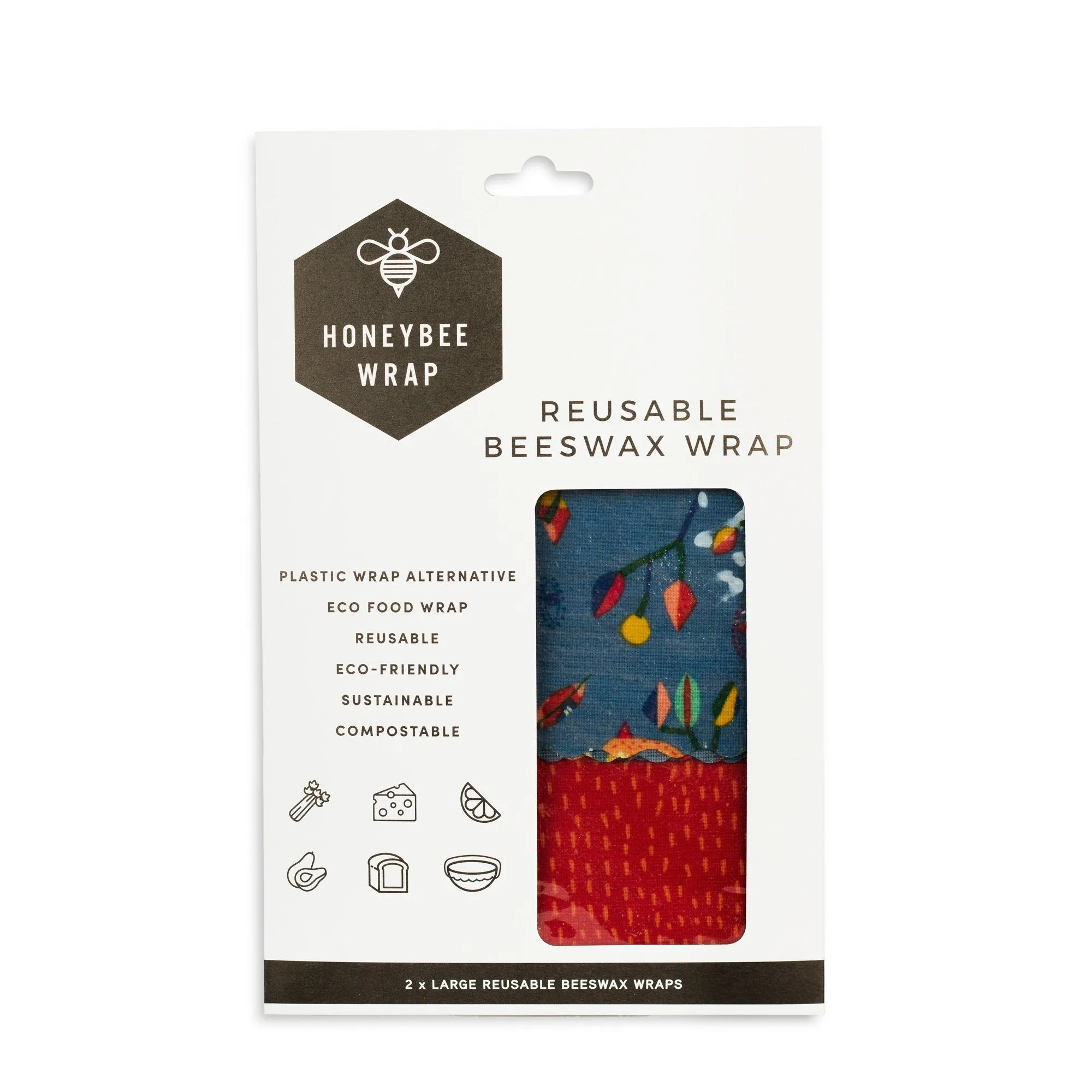 Honeybee Wraps Reusable Twin Packs