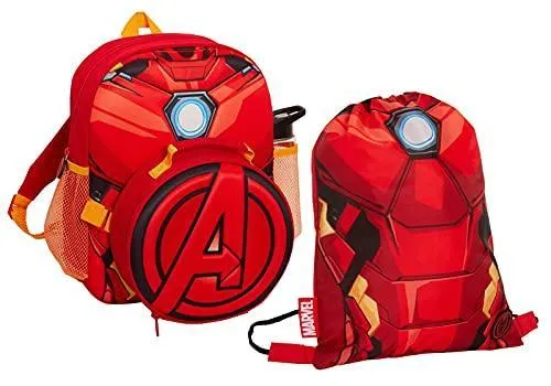 Iron Man Backpack with Avengers Insulated