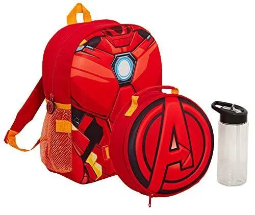 Iron Man Backpack with Avengers Insulated