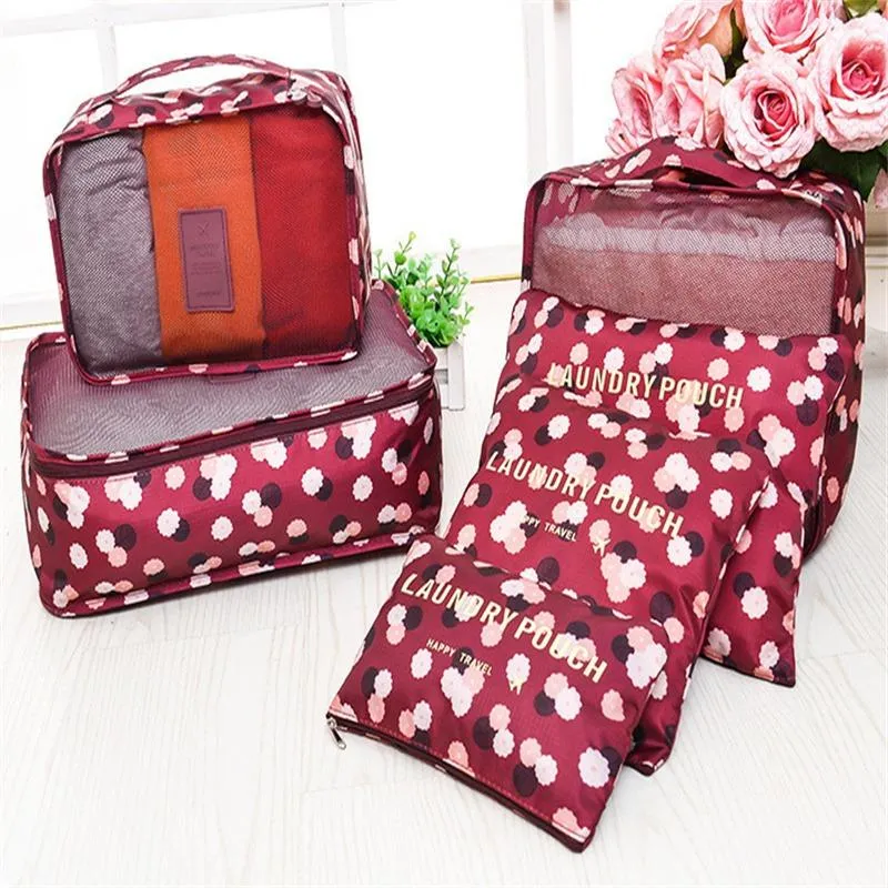 Leopard Travel Cubes Organize Clothing Underwear Socks and Makeup