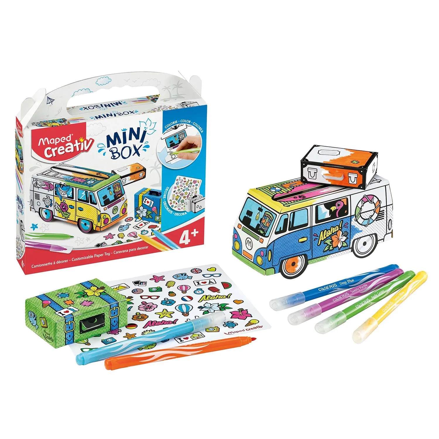 Maped Creativ Mini Box Customizable Paper Toy