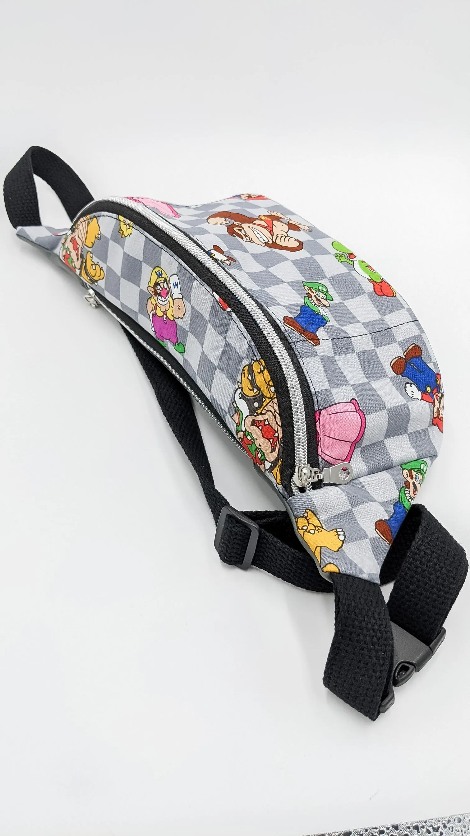 Mario Checkers Fanny Pack / Bum Bag