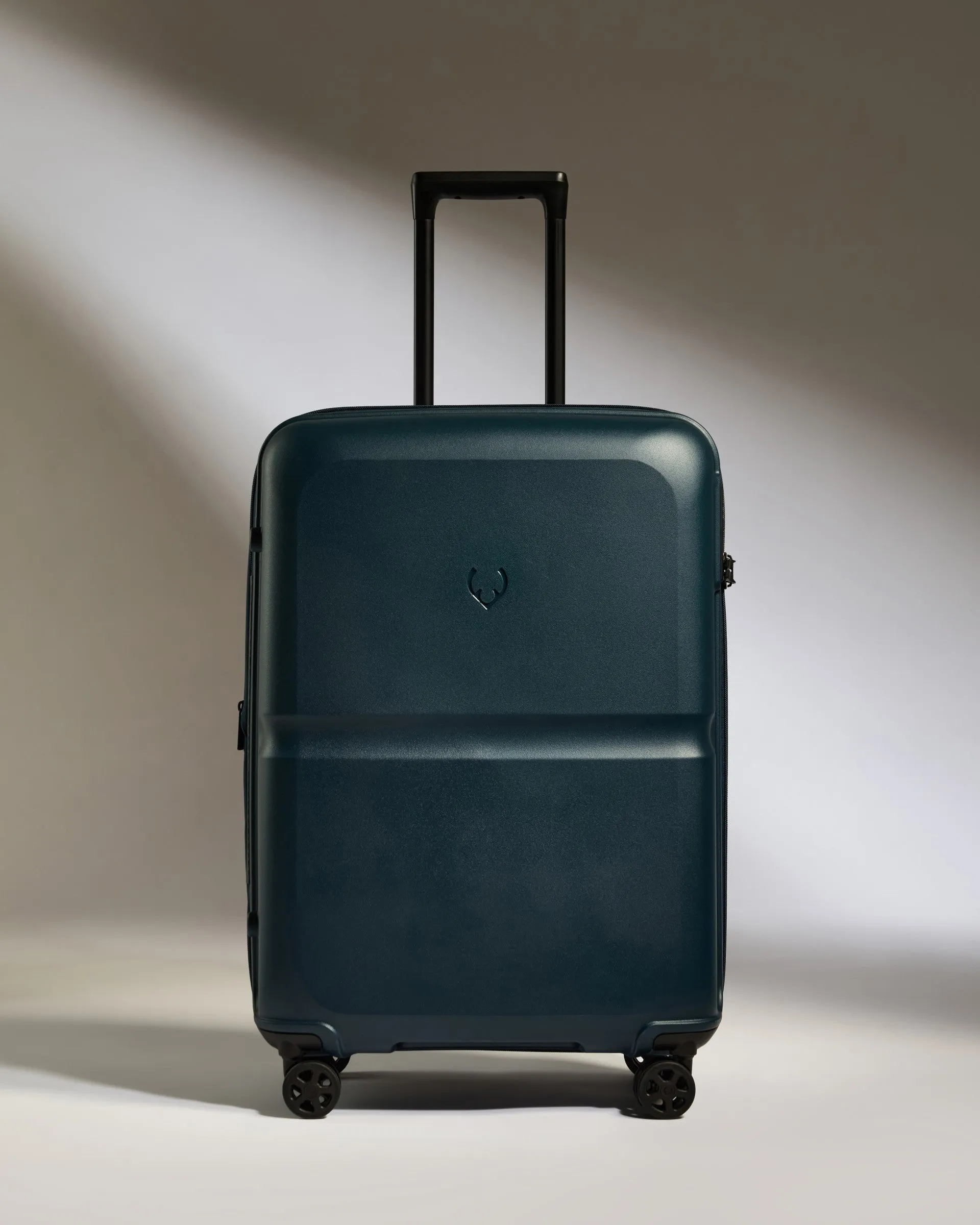 Medium Suitcase in Indigo Blue - Single Stripe