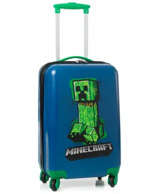 Minecraft Unisex Kids Blue Medium Suitcase