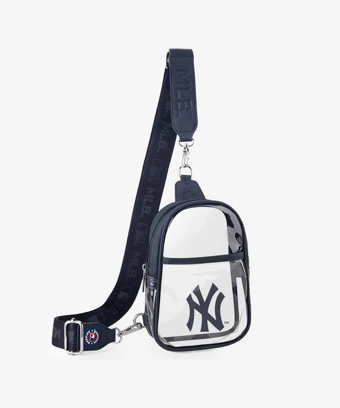 MLB New York Yankees Clear Mini Sling Stadium Bag