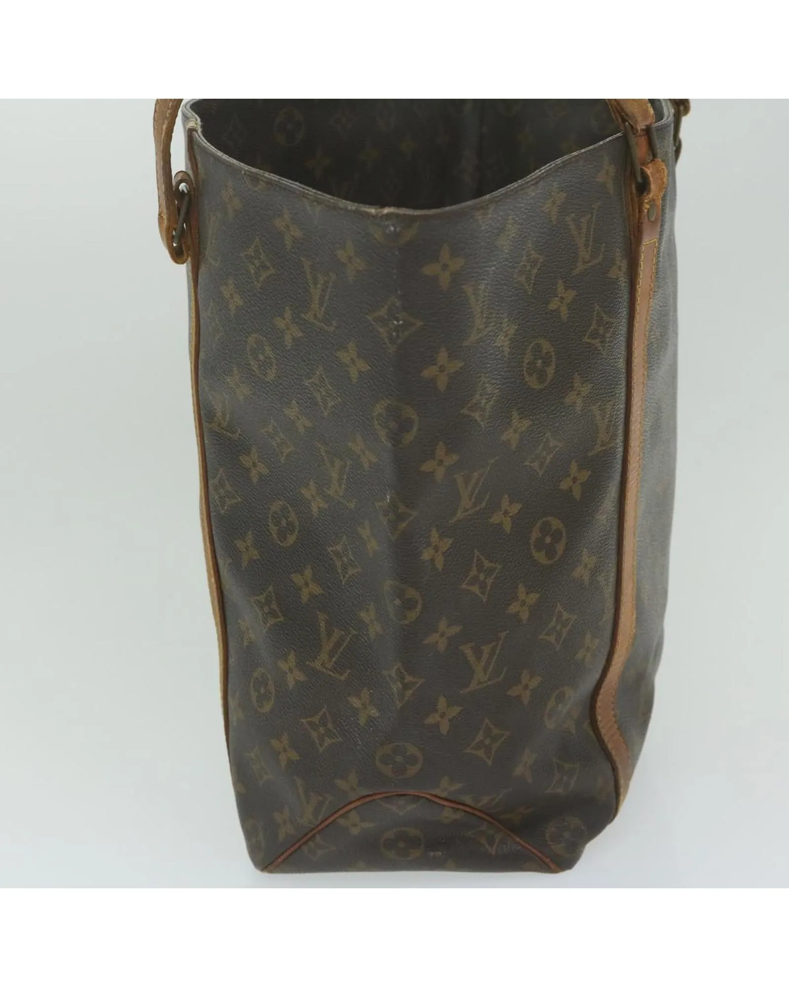 Monogram Canvas Tote Bag with Shoulder Strap