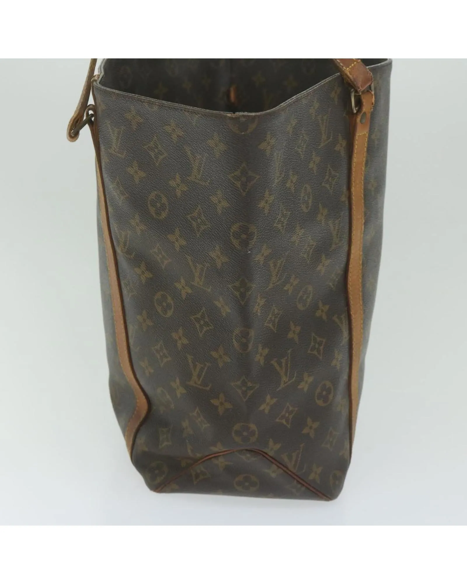 Monogram Canvas Tote Bag with Shoulder Strap