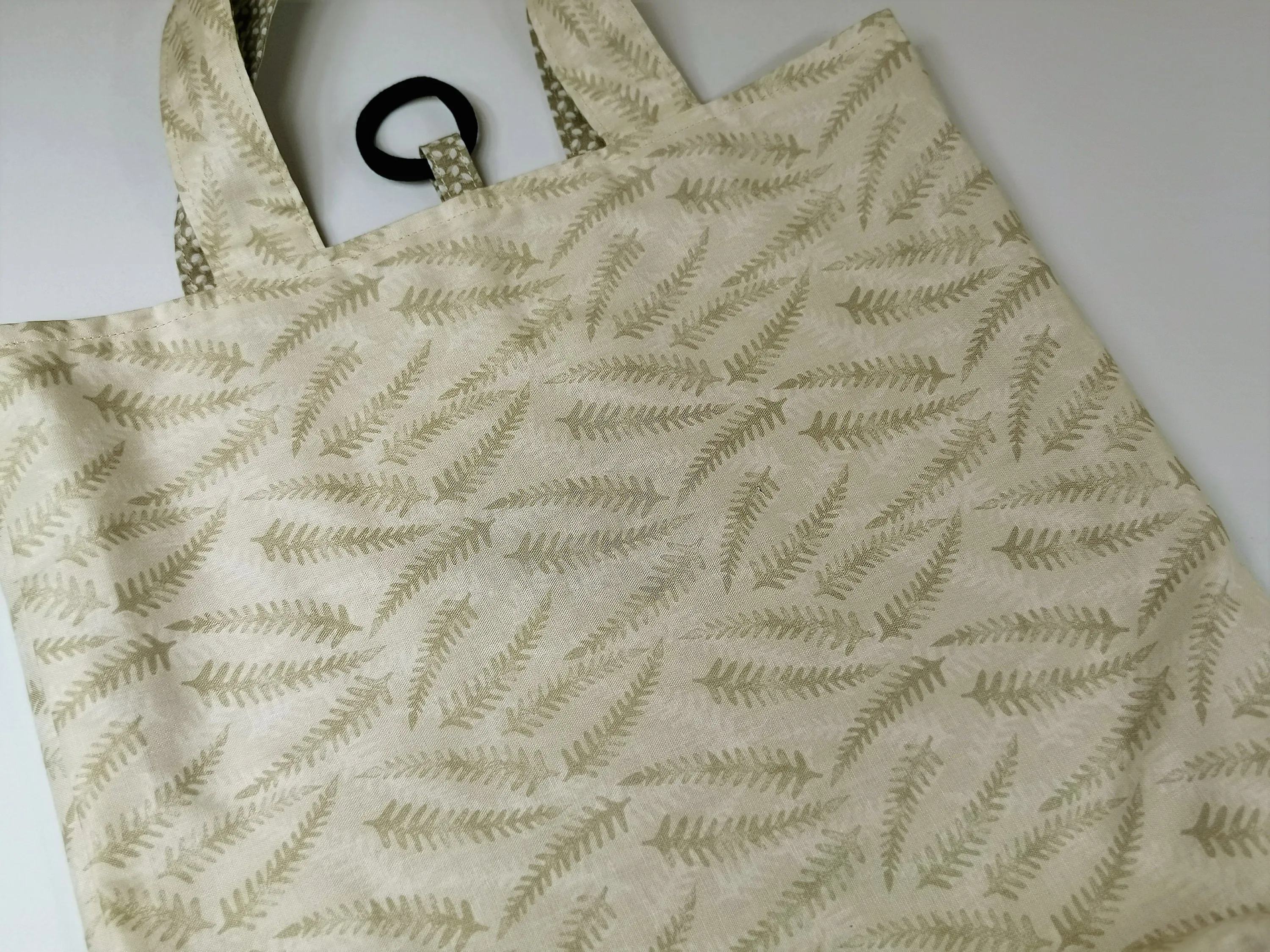 Neutral Tote Bag, shorter handles