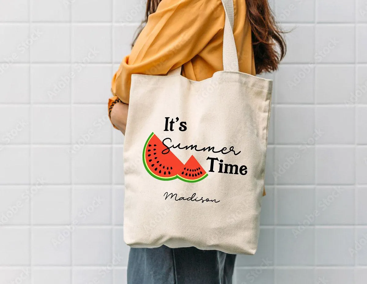 Personalized Summer Tote Bags