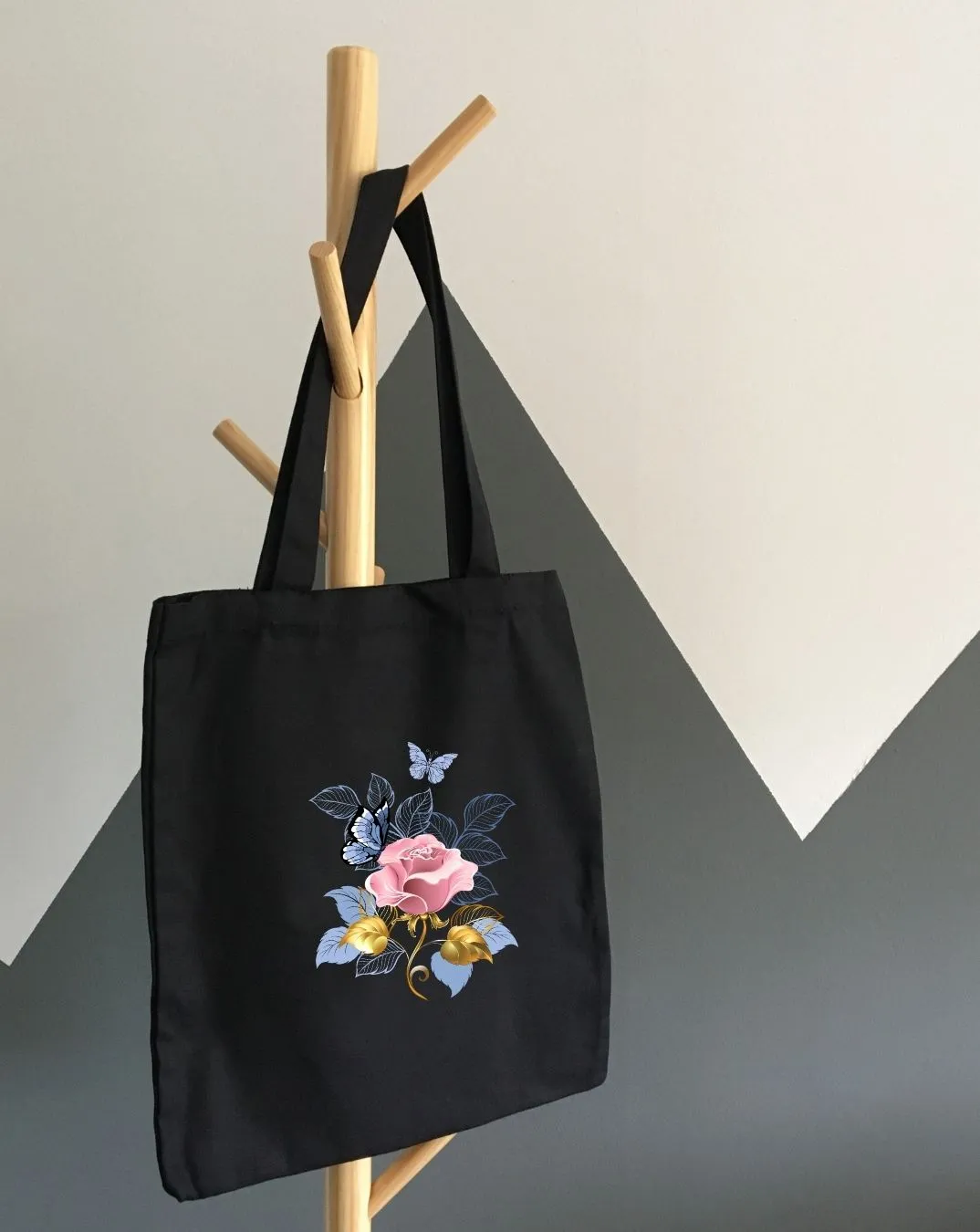 Pink Rose Daily Thaila -  Canvas Reusable Bags