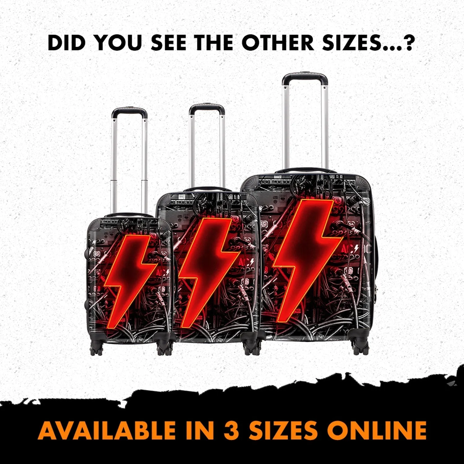 Rocksax AC/DC Travel Backpack - PWR Up Luggage