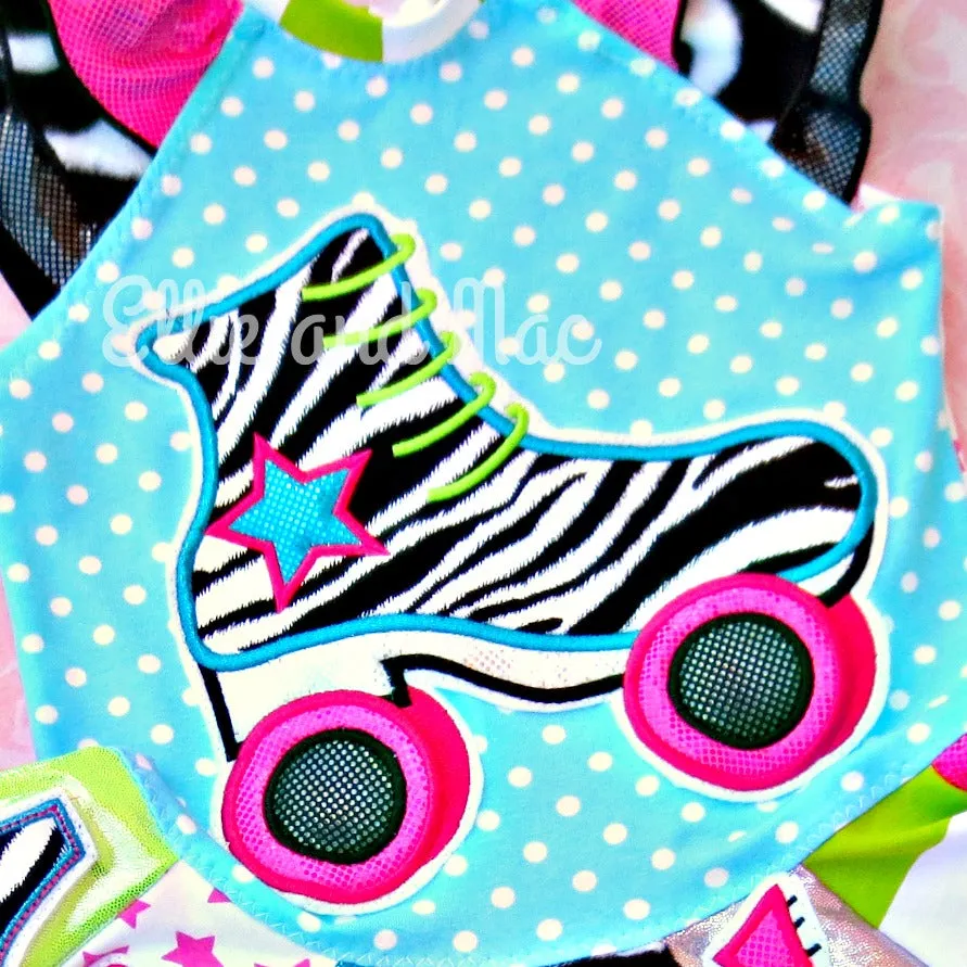 Roller Skate Applique Design