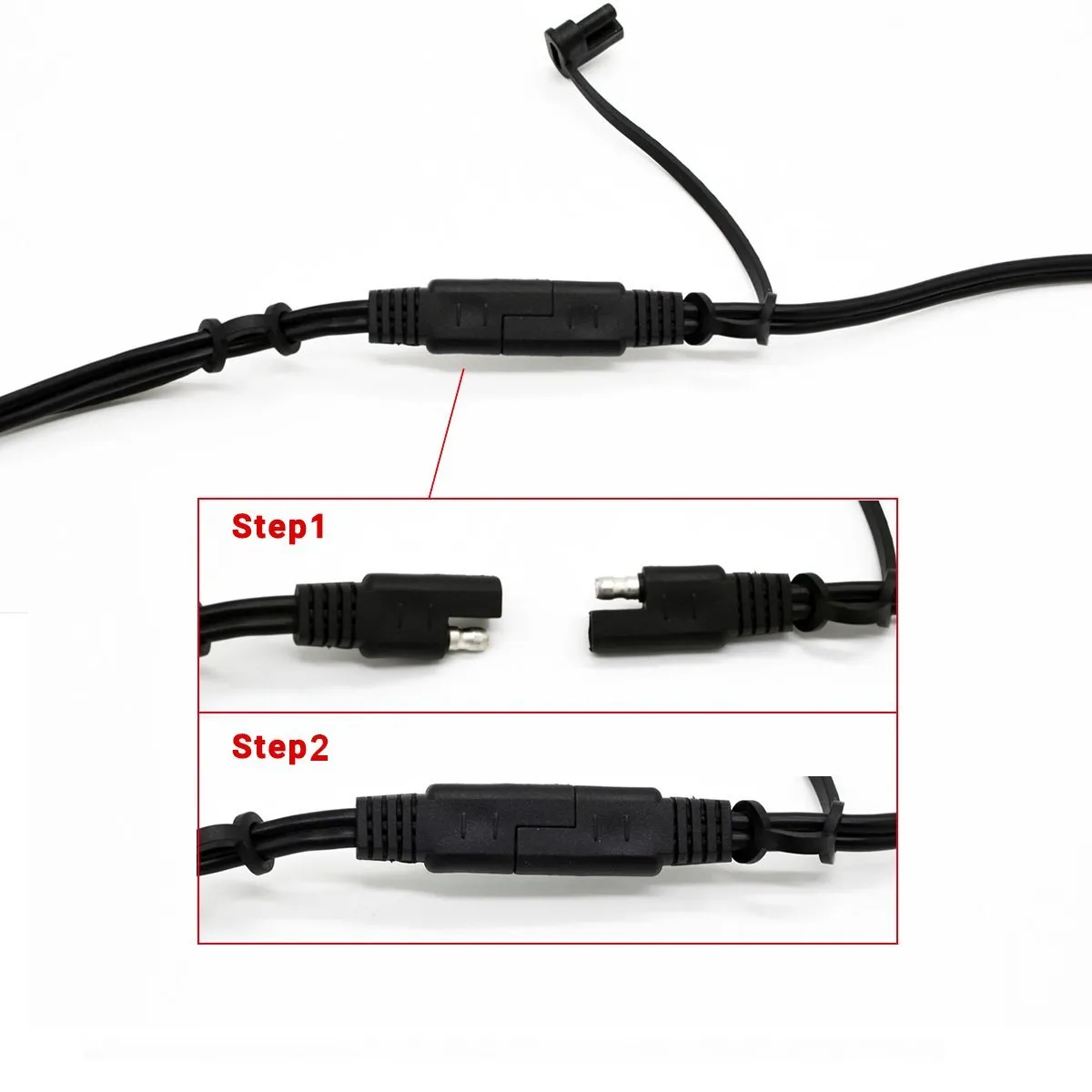 SAE- SAE 14AWG 20ft extension Cable by ACOPOWER