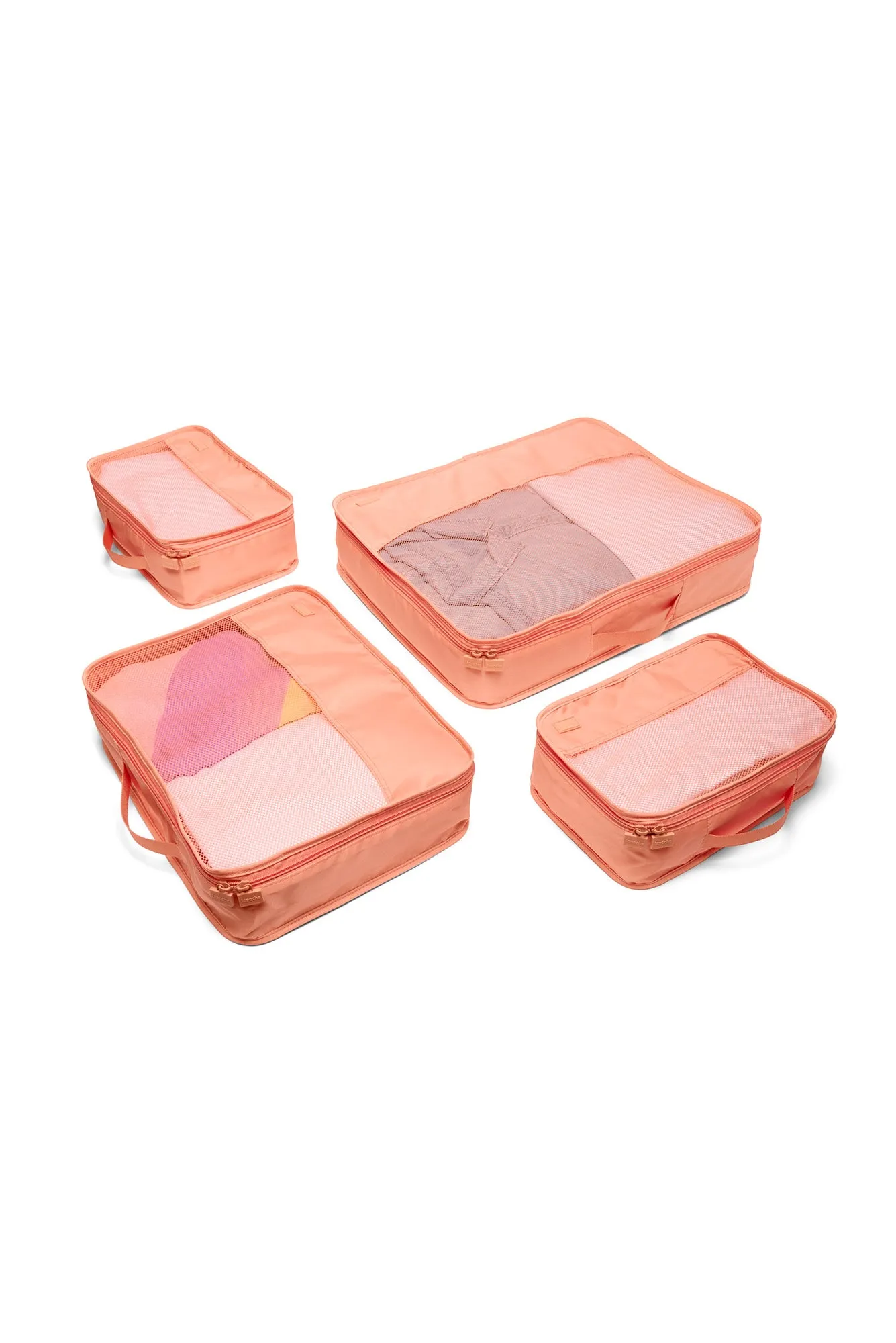 Tessa Apricot Packing Cube 4 Pack